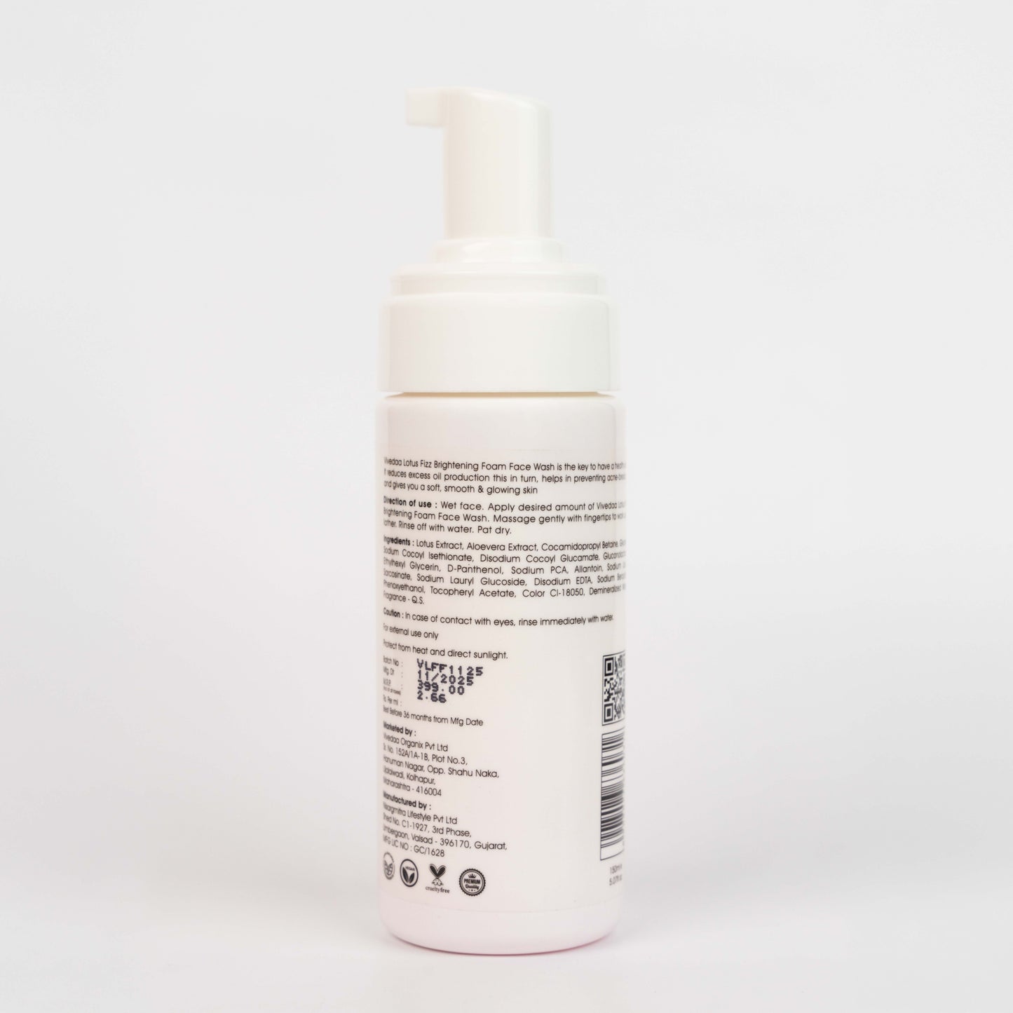 Vivedaa Lotus Foam Face Wash