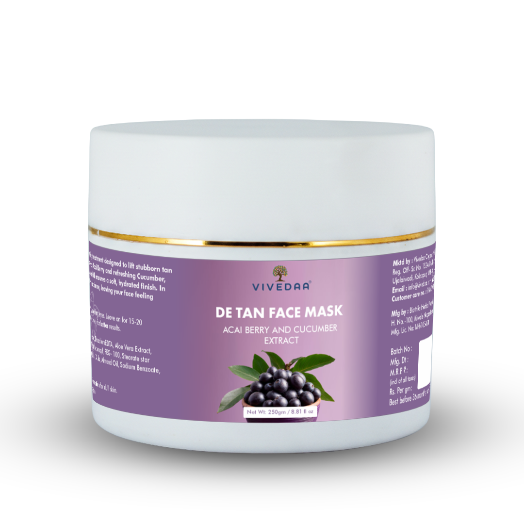 Vivedaa De Tan Face Mask