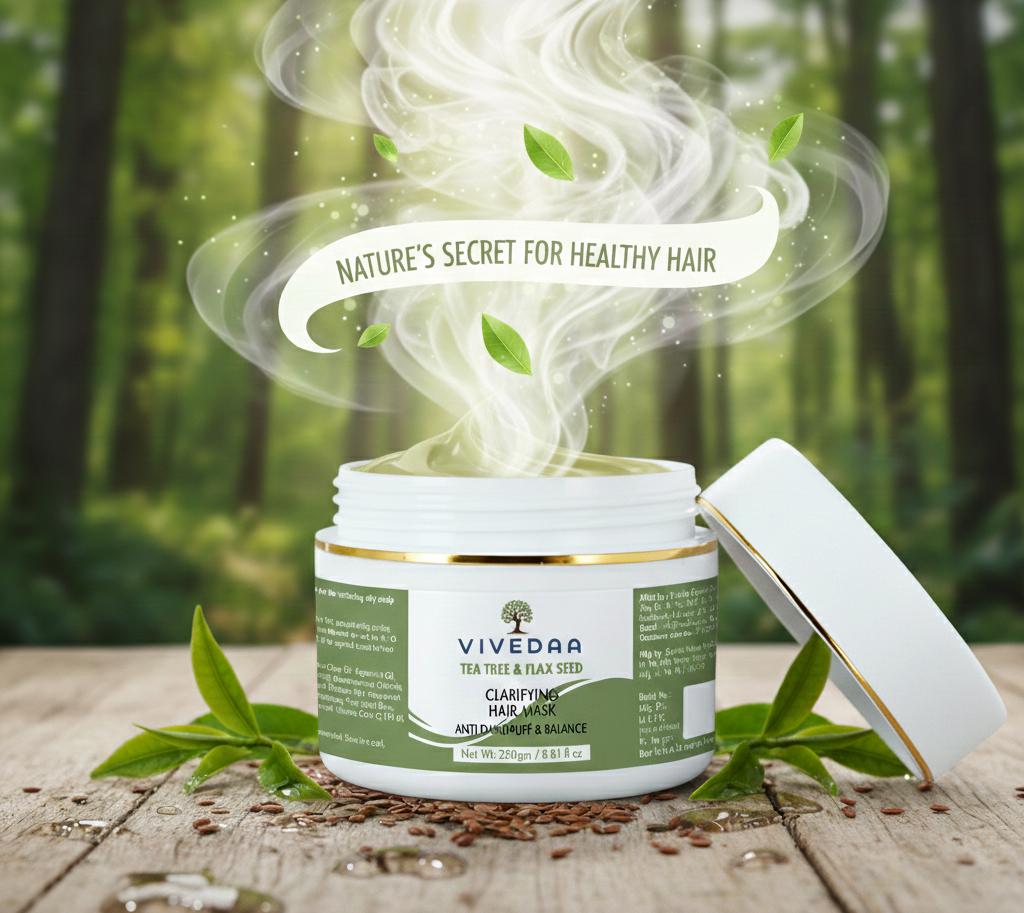 Vivedaa Tea Tree & Flax Seed Hair Mask