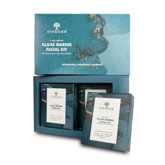 Vivedaa Algae Marine Facial Kit-6 steps (56gm monodose X 6)