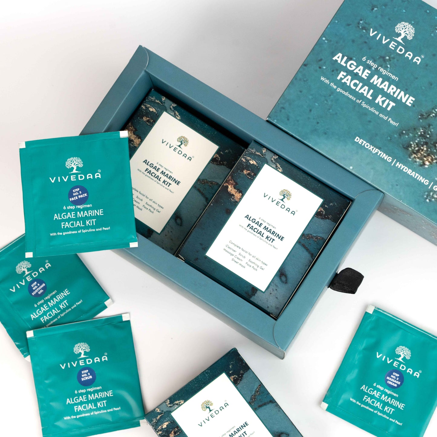 Vivedaa Algae Marine Facial Kit-6 steps (56gm monodose X 6)