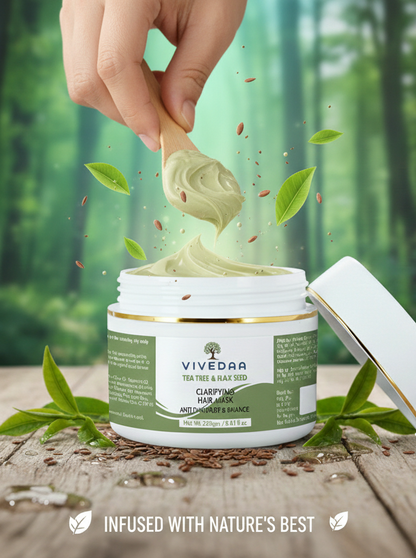 Vivedaa Tea Tree & Flax Seed Hair Mask